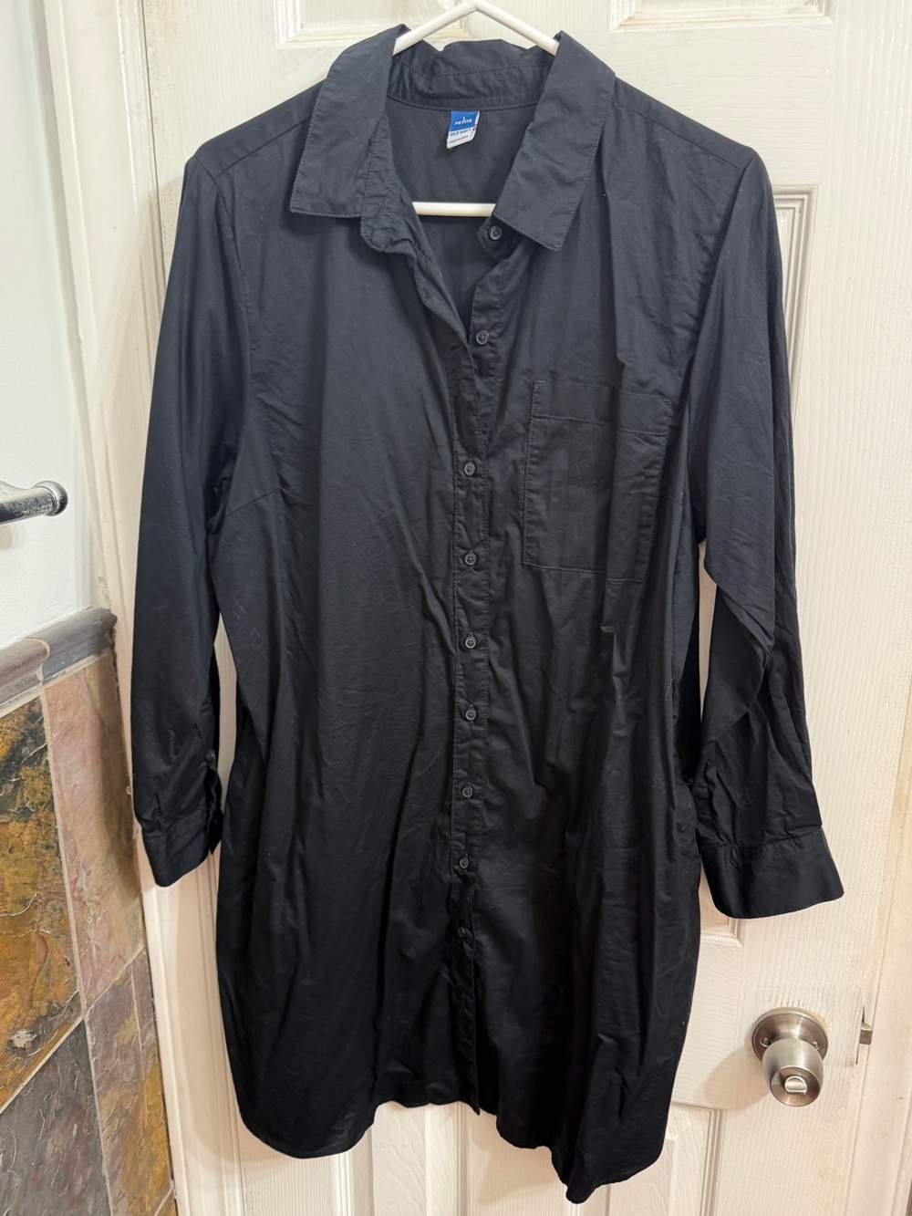 Long sleeve shirt dress